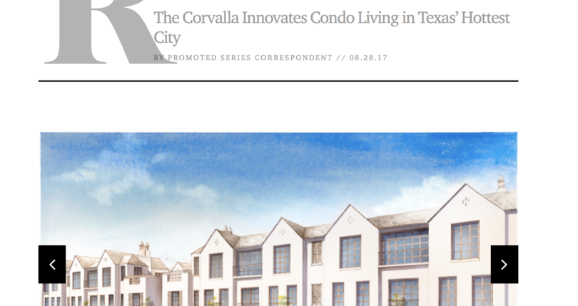 IN THE NEWS: See what publications have said about The Corvalla in one place